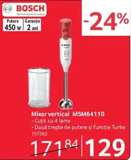 Selgros Bosch mixer vertical msm64110 Ofertă