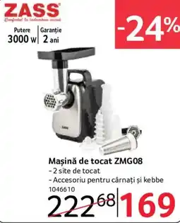 Selgros Zass mașină de tocat zmg08 Ofertă