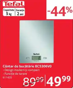 Selgros Tefal cântar de bucătărie bc5306v0 Ofertă