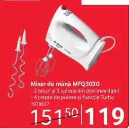 Selgros Bosch mixer de mână mfq3030 Ofertă