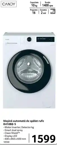 Selgros Candy mașină automată de spălat rufe r410b8-s Ofertă