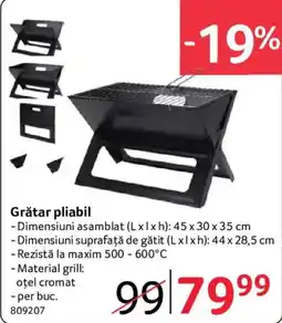 Selgros Grătar pliabil Ofertă