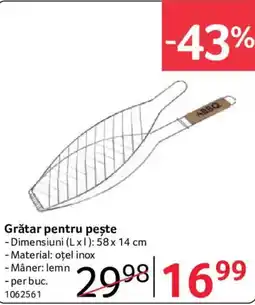 Selgros Abbo grătar pentru pește Ofertă