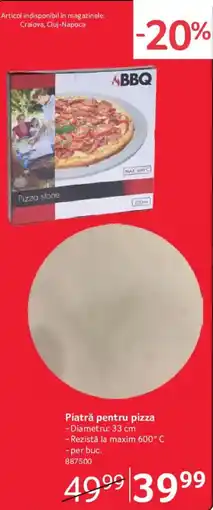 Selgros BBQ Piatră pentru pizza Ofertă