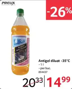 Selgros Prelix Antigel diluat Ofertă