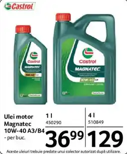 Selgros Castrol Ulei motor Magnatec 10W-40 A3/B4 Ofertă