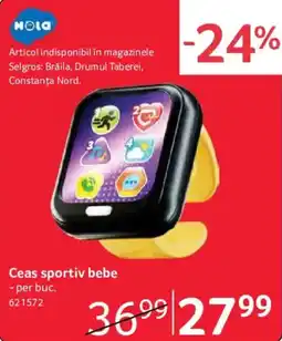 Selgros Hola ceas sportiv bebe Ofertă