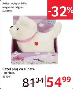 Selgros Milky Cățel plus cu sunete Ofertă