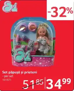 Selgros Evi Love set păpușă și prieteni Ofertă