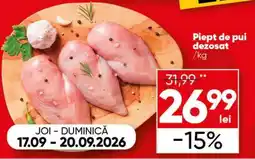 PROFI Piept de pui dezosat Ofertă