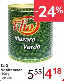 Selgros Elio mazăre verde Ofertă