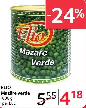 Elio mazăre verde