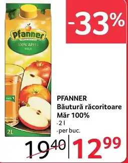 Selgros Pfanner băutură răcoritoare măr 100% Ofertă