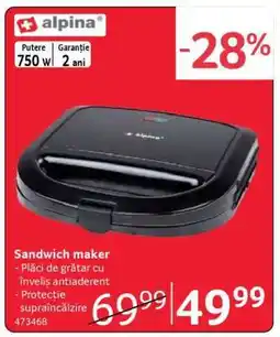Selgros Sandwich Maker Ofertă