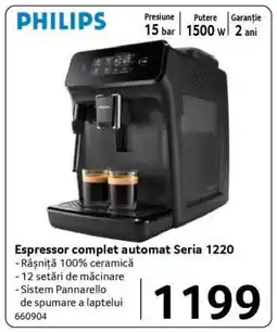 Selgros Espressor complet automat Seria 1220 Ofertă