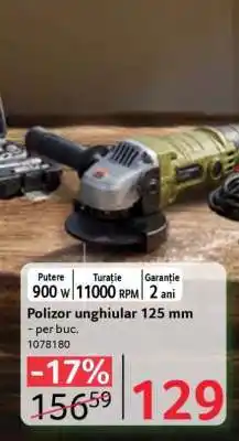 Selgros Polizor unghiular 125 mm Ofertă