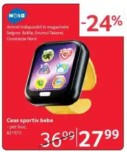 Selgros Ceas sportiv bebe Ofertă
