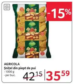 Selgros AGRICOLA Șnițel din piept de pui Ofertă