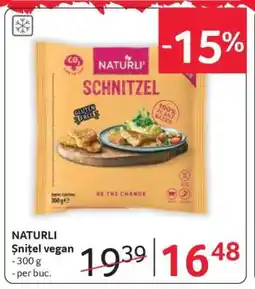 Selgros NATURLI Șnițel vegan Ofertă