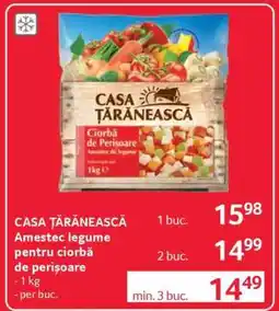 Selgros CASA ȚĂRĂNEASCĂ Amestec legume pentru ciorbă de perișoare Ofertă