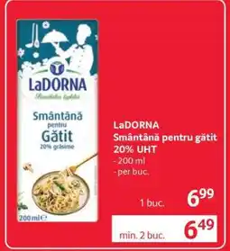 Selgros LaDORNA Smântână pentru gătit 20% UHT Ofertă
