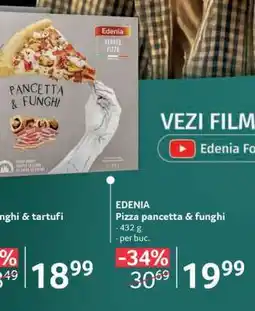 Selgros EDENIA Pizza pancetta & funghi Ofertă