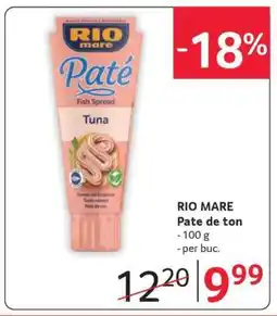 Selgros RIO MARE PATE DE TON Ofertă