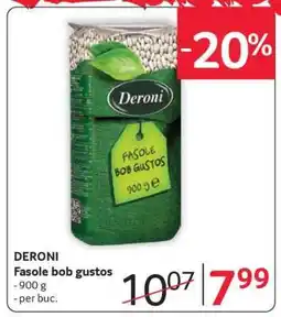 Selgros DERONI Fasole bob gustos Ofertă