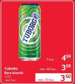 Selgros TUBORG Bere blondă Ofertă
