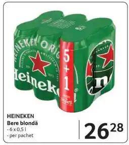 Selgros HEINEKEN Bere blondă Ofertă
