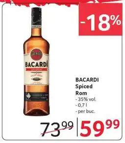 Selgros BACARDI Spiced Rom Ofertă