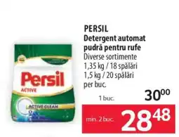 Selgros PERSIL DETERGENT AUTOMAT PUDRĂ PENTRU RUFE Ofertă