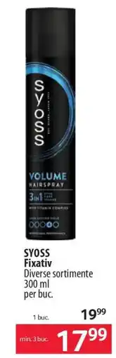 Selgros SYOSS Fixativ Ofertă
