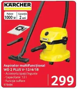 Selgros Aspirator multifuncțional WD 2 PLUS V-12/4/18 Ofertă