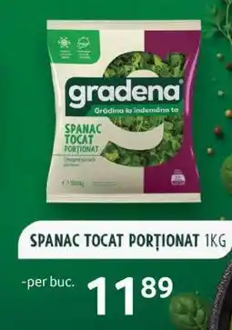 Selgros Spanac Tocat Porționat 1KG Ofertă