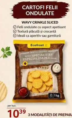 Selgros Cartofi Felii Ondulate Ofertă