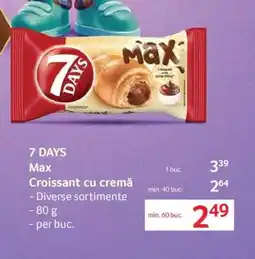 Selgros 7 DAYS Max Croissant cu cremă Ofertă