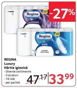 Selgros REGINA Luxury Hârtie igienică Ofertă