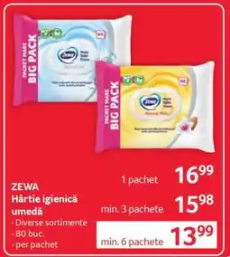 Selgros ZEWA Hârtie igienică umedă Ofertă