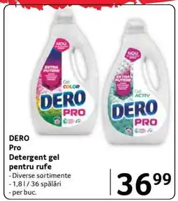 Selgros DERO Pro Detergent gel pentru rufe Ofertă