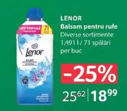 Selgros LENOR Balsam pentru rufe Ofertă
