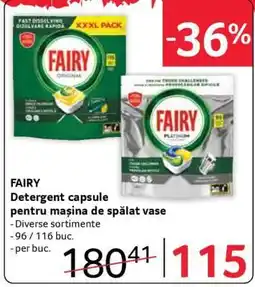 Selgros FAIRY Detergent capsule pentru mașina de spălat vase Ofertă