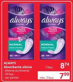 Selgros ALWAYS Absorbante zilnice Ofertă