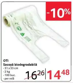 Selgros OTI Sacoșă biodegradabilă Ofertă