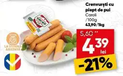 PROFI Crenvurști cu piept de pui Ofertă