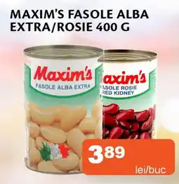 Unicarm Maxim's fasole alba extra/roșie Ofertă