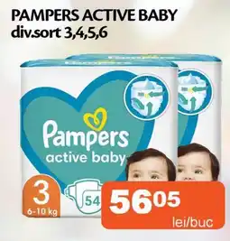 Unicarm Pampers active baby Ofertă