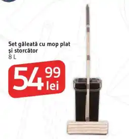 Supeco Set găleată cu mop plat și storcător Ofertă