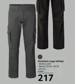 Selgros Pantaloni cargo bărbați Ofertă