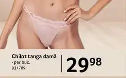 Selgros Chilot tanga damă Ofertă